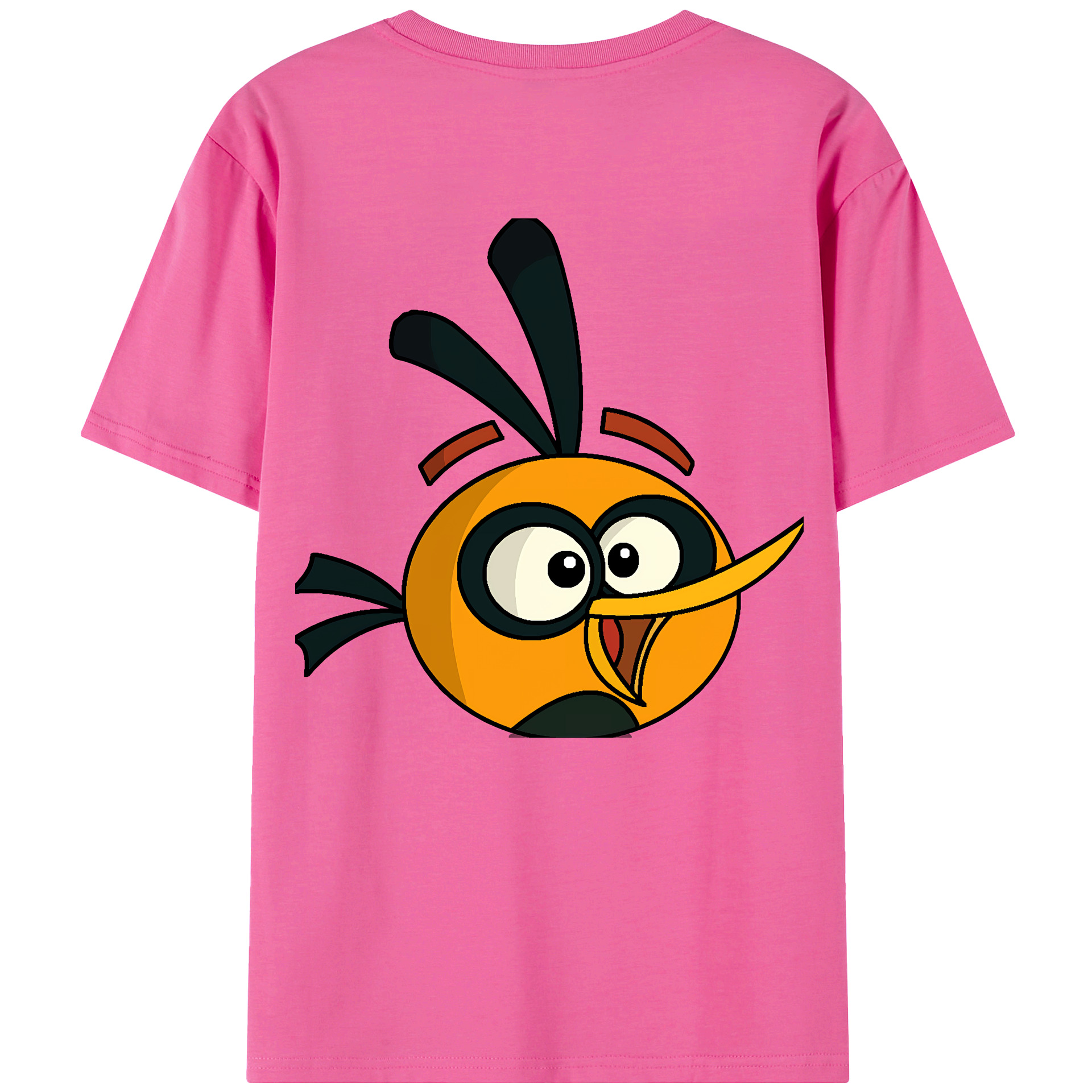 （画像用） Angry Birds アングリーバード レディース半袖Tシャツ(バックプリント)